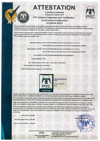 CE Declaration of Conformity